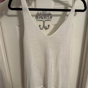 Knit Tank Top with open back